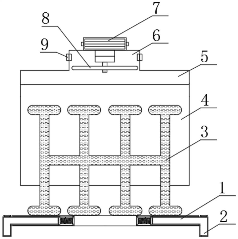 A connected pulsating heat pipe cooling device for electronic components