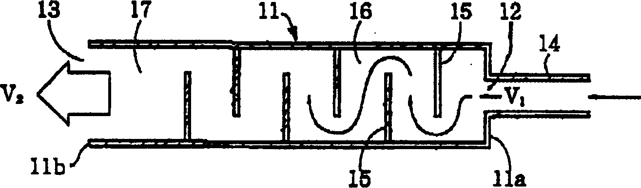 Gas shielded welding device