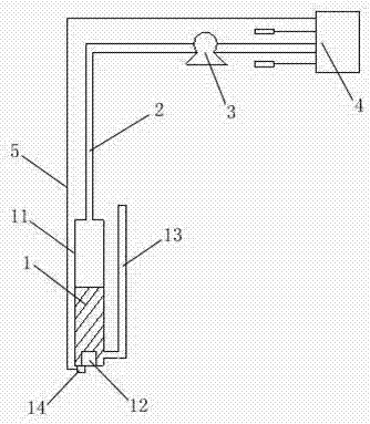 A river silt detection device