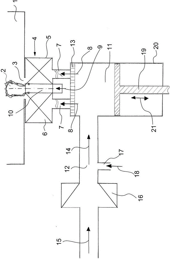 Method And Device For Adjusting The Amplitudes Of Oscillation Of Swing Fire Installations For Material Treatment Or Synthesis