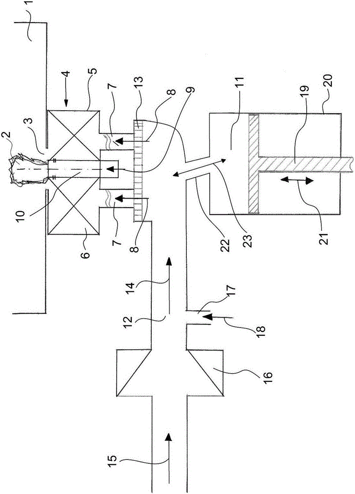 Method And Device For Adjusting The Amplitudes Of Oscillation Of Swing Fire Installations For Material Treatment Or Synthesis