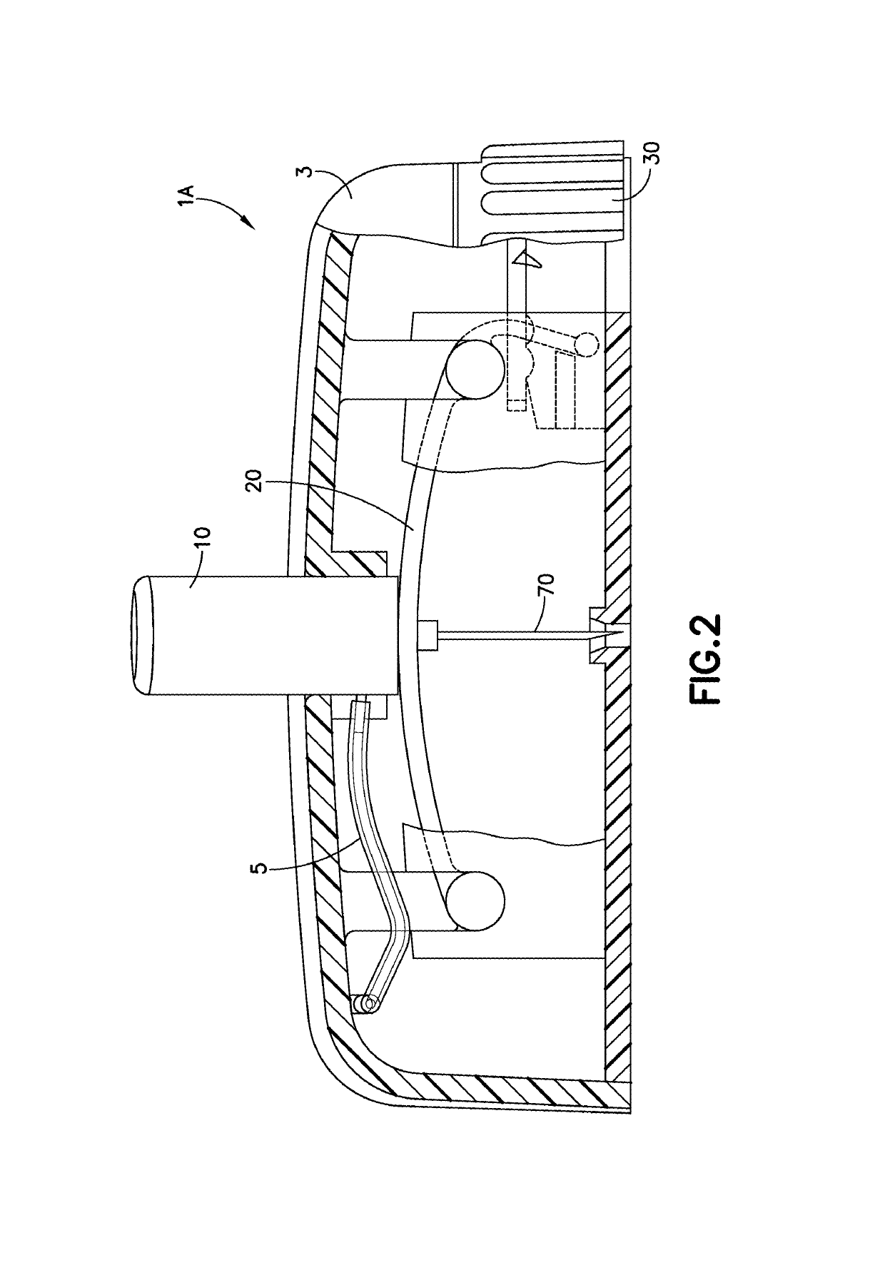 Cannula insertion and retraction device for infusion device