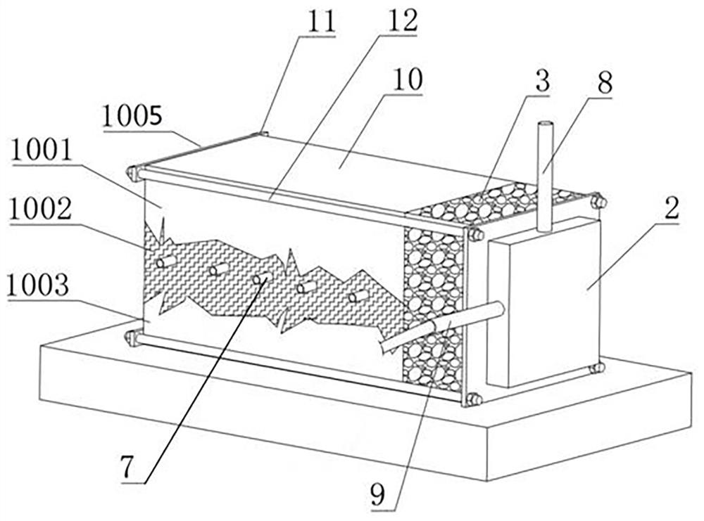 Sample preparation method for rock-soil body in-situ permeability test