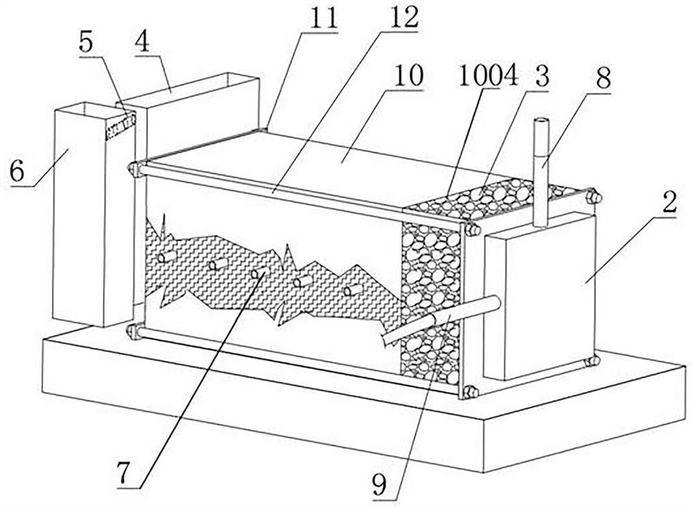 Sample preparation method for rock-soil body in-situ permeability test