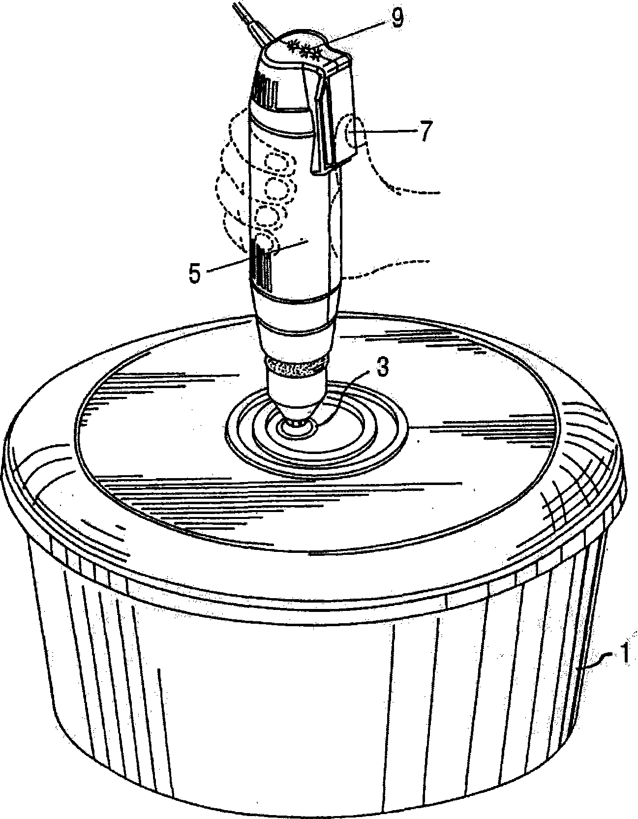 Handheld vacuum suction device