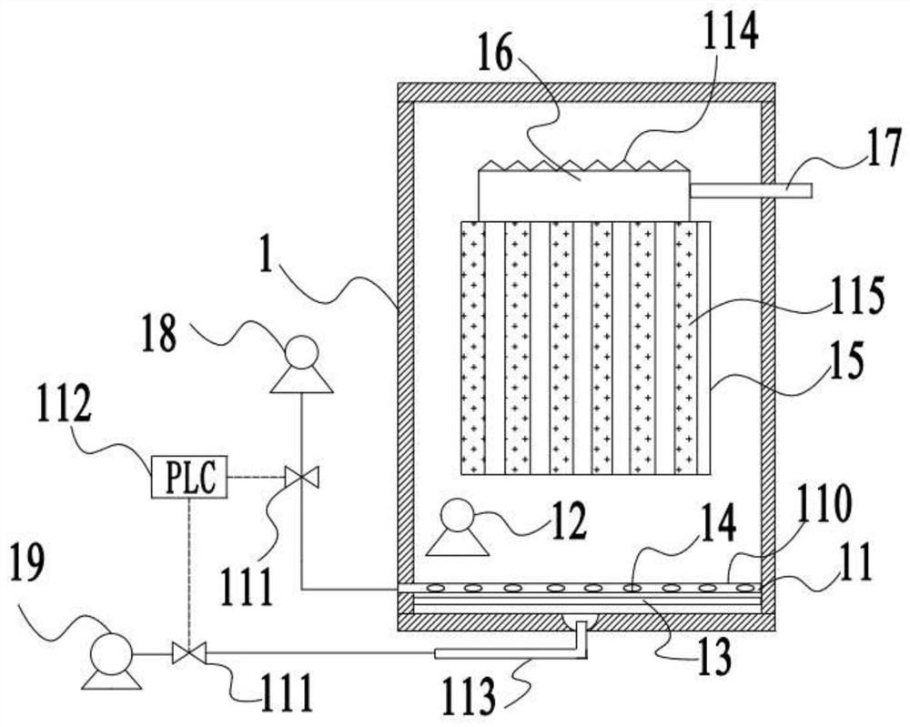 A high-efficiency biological treatment system and process for organic nitrogen industrial wastewater