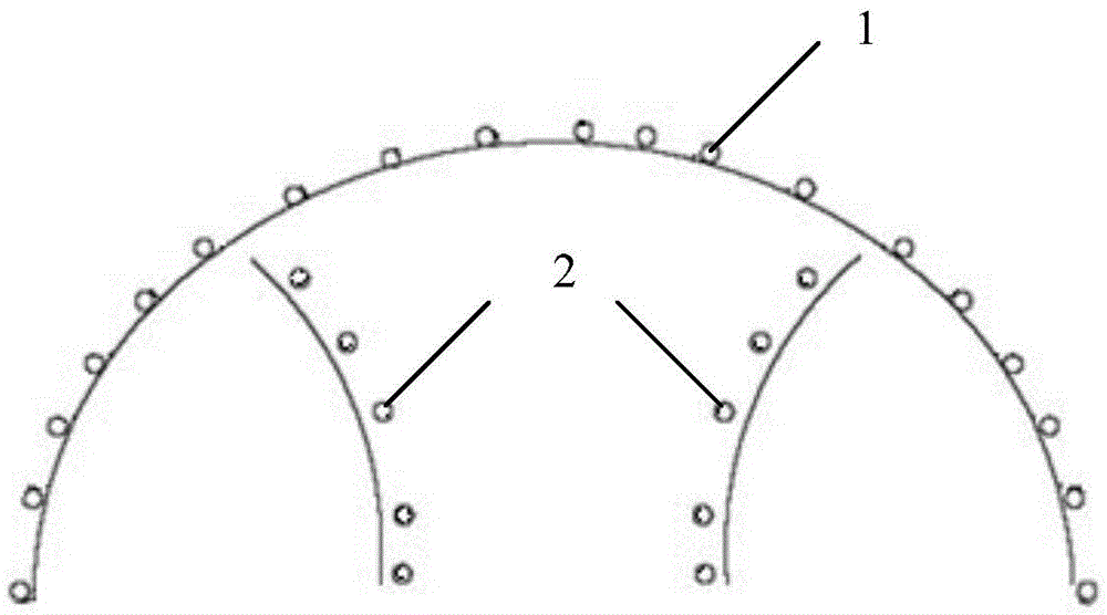 A construction method for excavating a large-span cavern