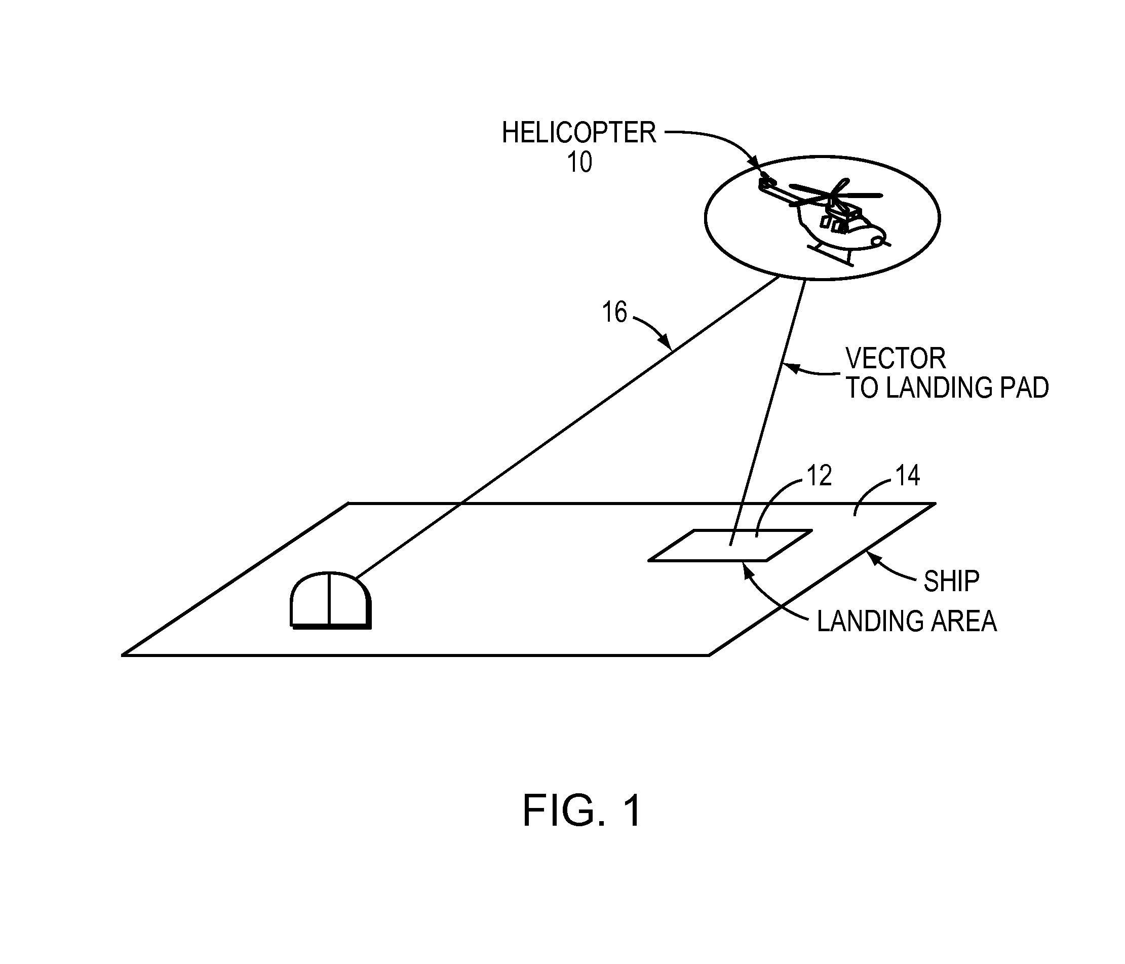 Helicopter ship board landing system