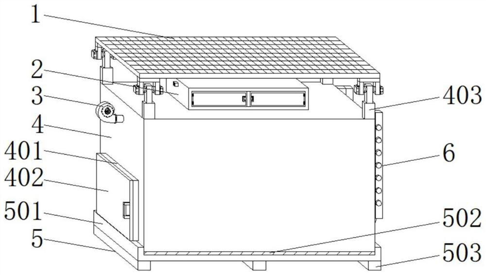 Carbon dioxide fresh air adjusting system of lyophyllum decastes fruiting room