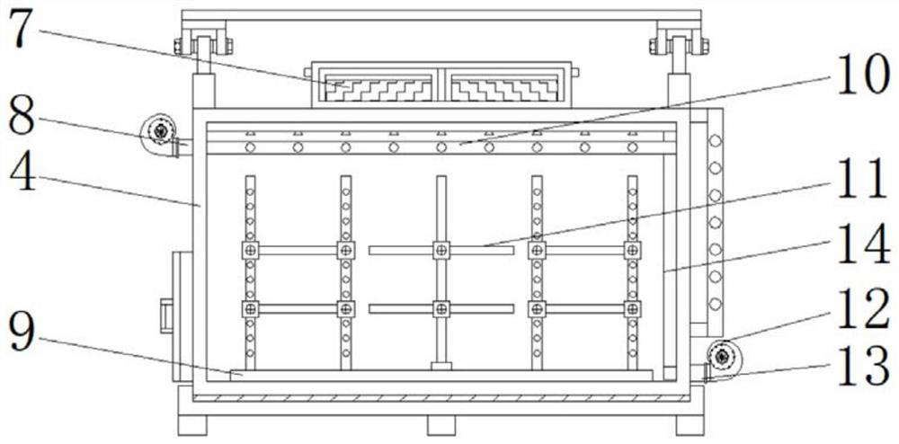 Carbon dioxide fresh air adjusting system of lyophyllum decastes fruiting room