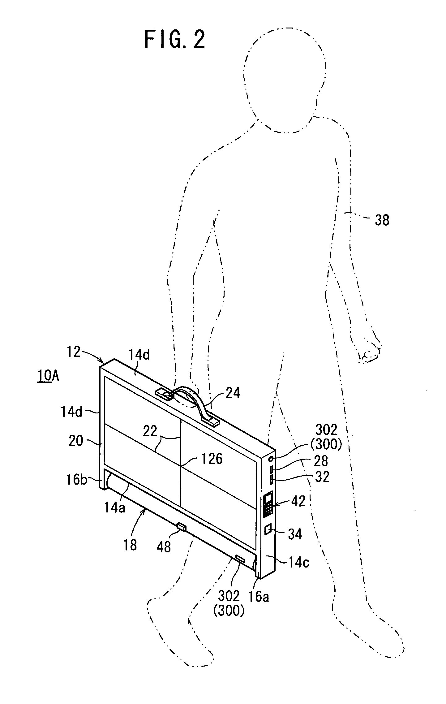 Radiographic image capturing apparatus and radiographic image capturing system