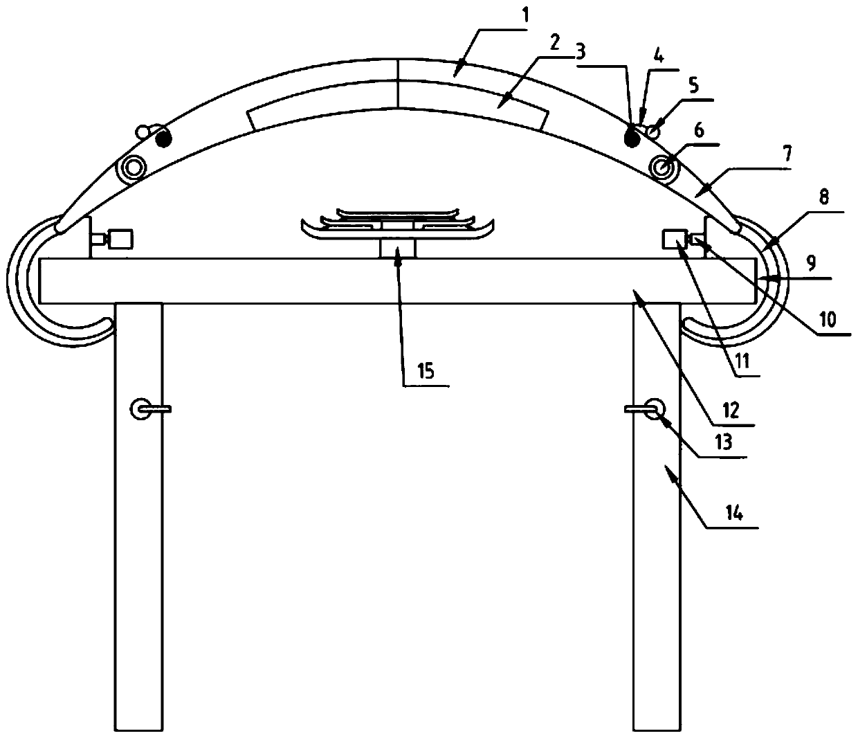 Bed for bone diseases with detachable hyperthermia apparatuses