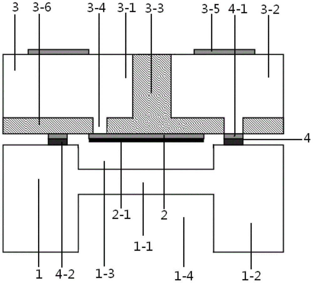 Capacitive pressure sensor and preparation method thereof