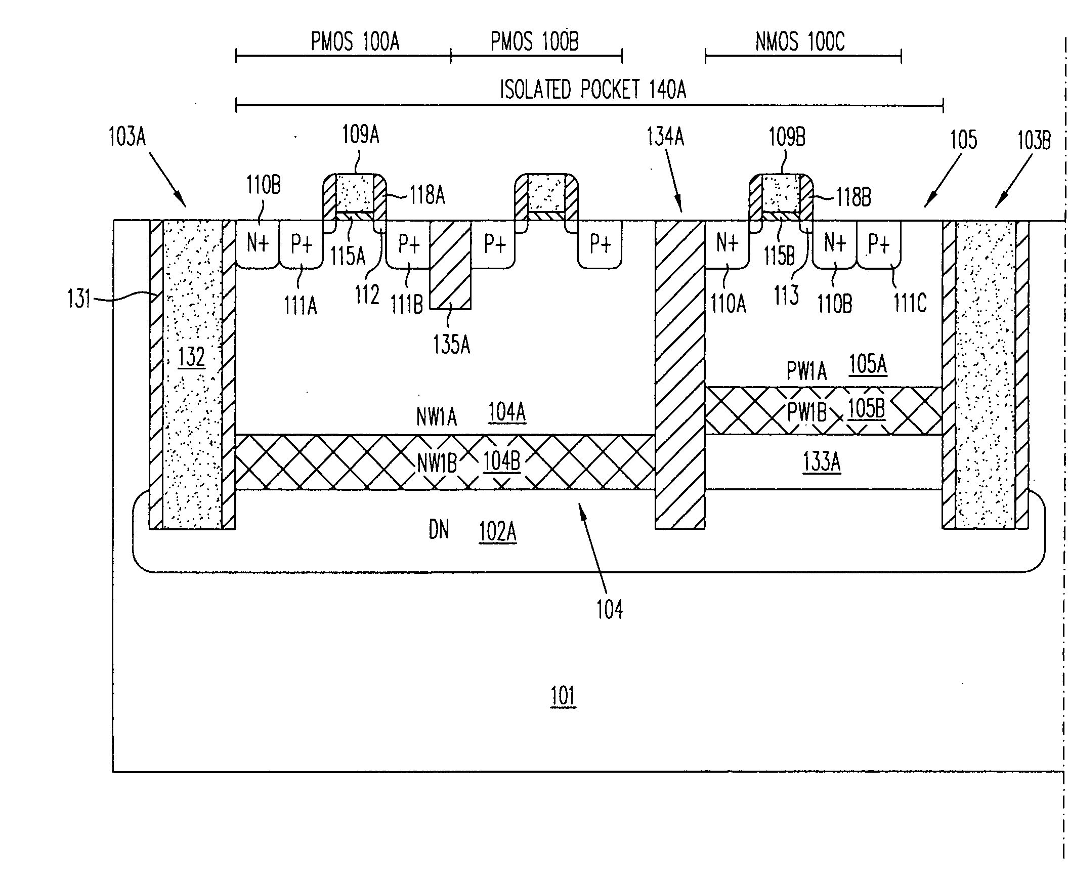 Isolated Bipolar Transistor