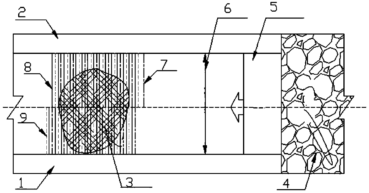 Pre-grouting method for ultra-deep hole and high-pressure two-way roadway in large-scale geological structure fissure coal-rock mass