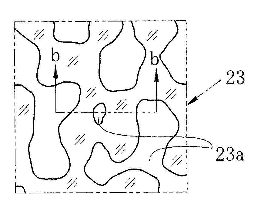 Porous material production method