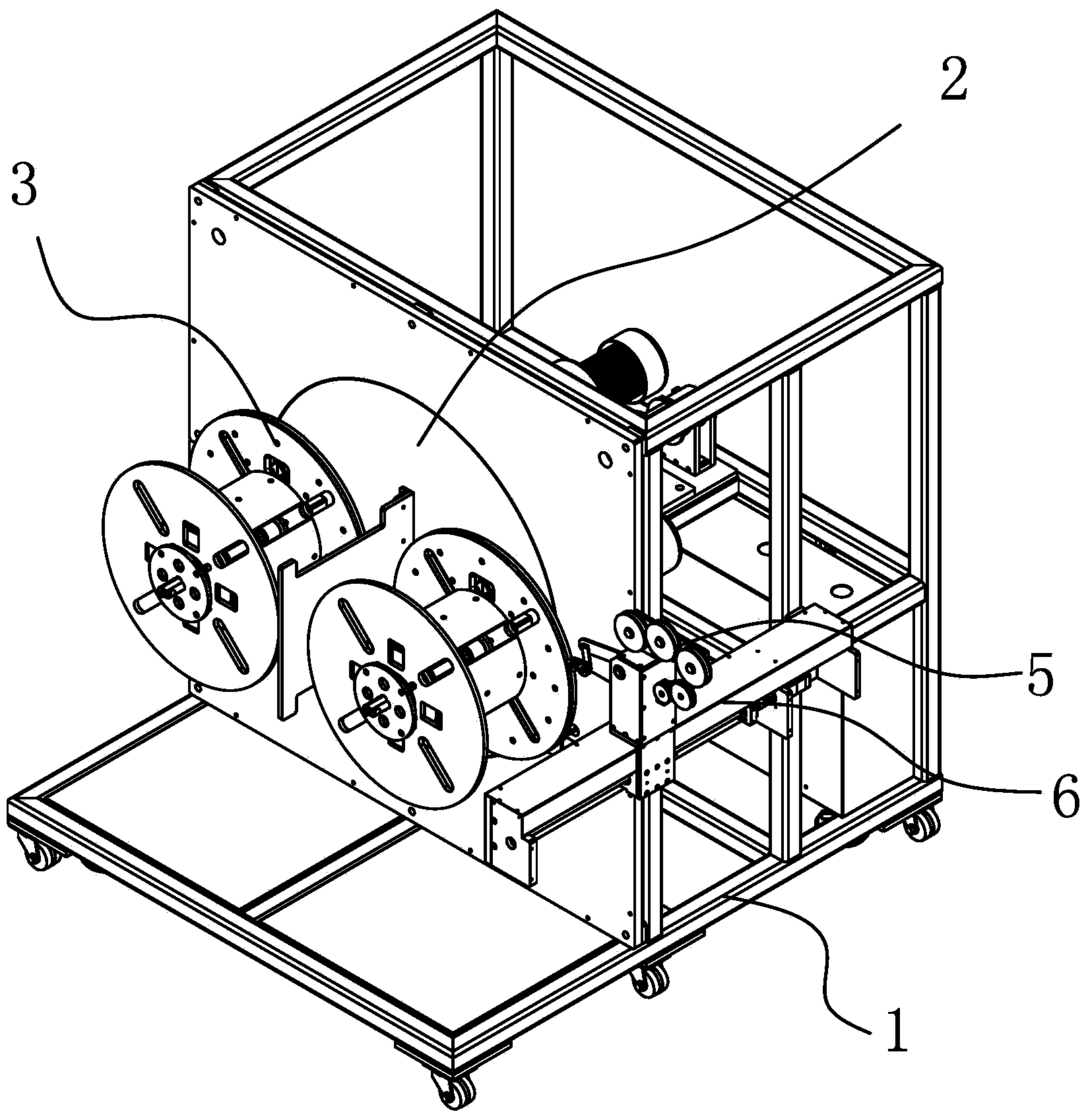 Pipe coiling machine