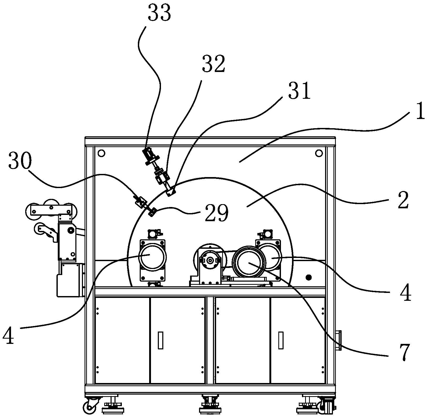 Pipe coiling machine