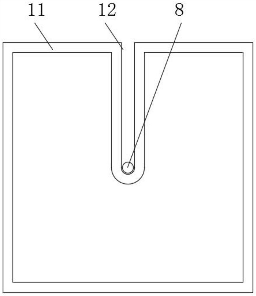 Heavy metal separation device for lead-acid battery recovery wastewater treatment