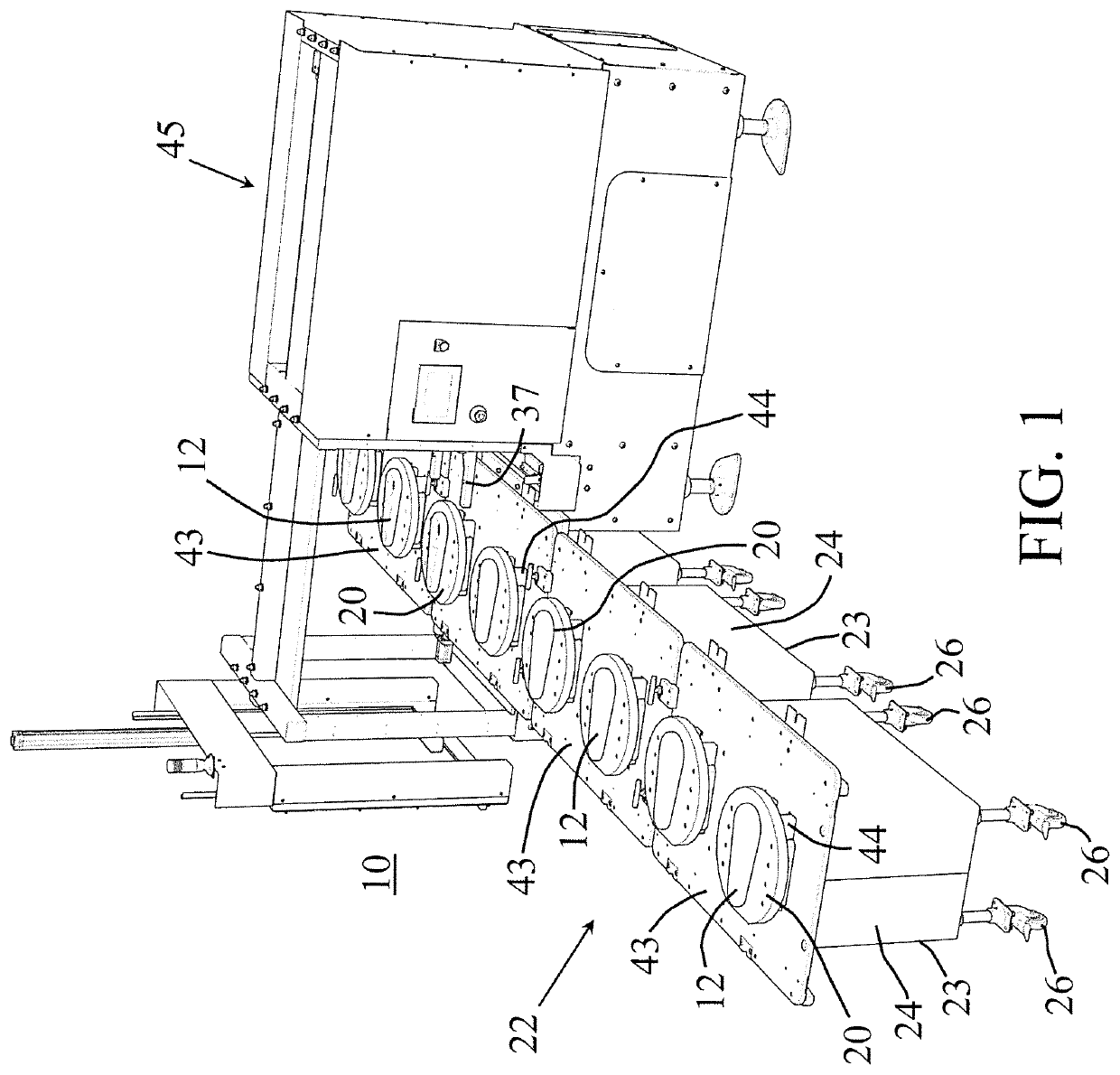 Delivery apparatus for moving workpieces