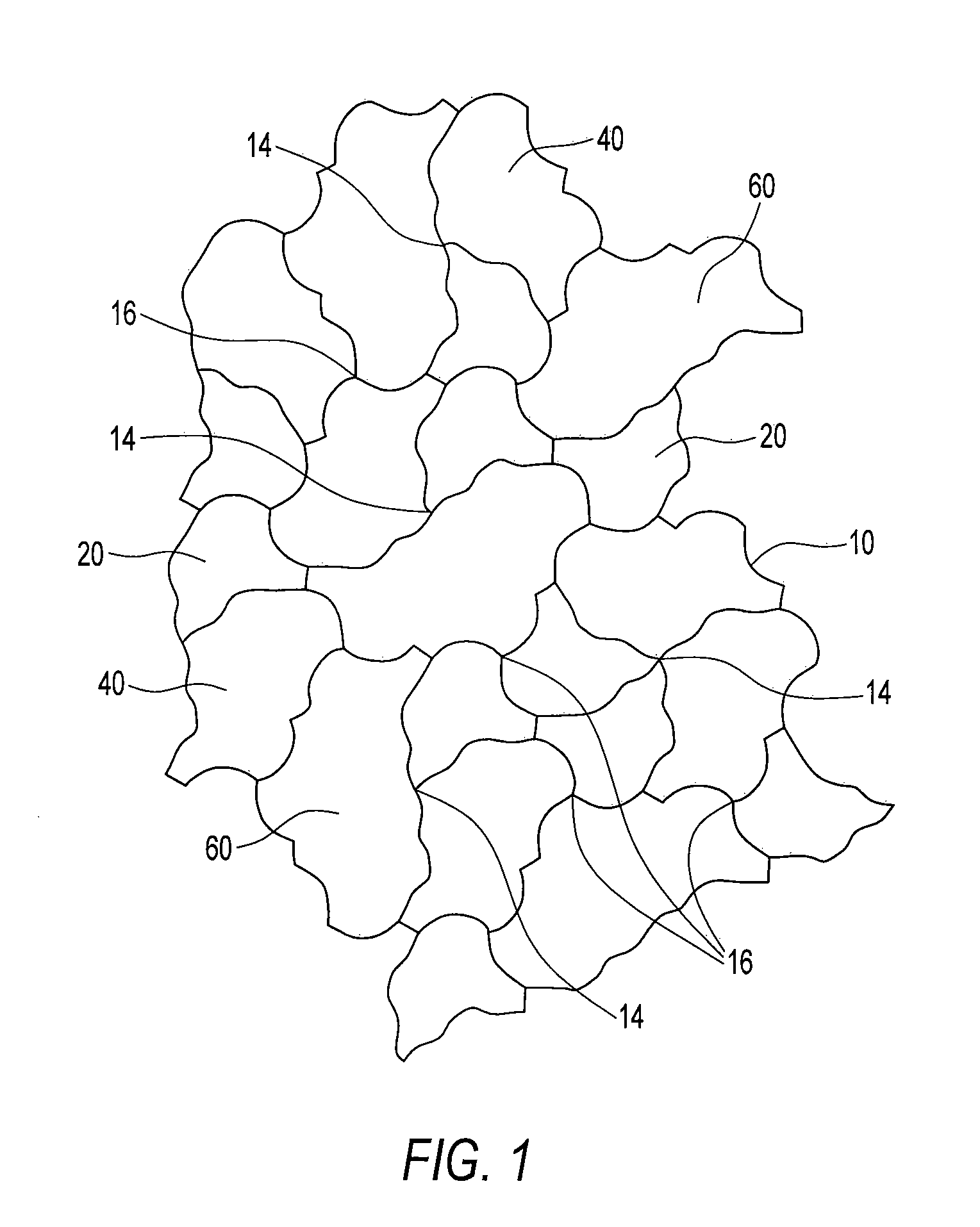 Irregular tessellated building units