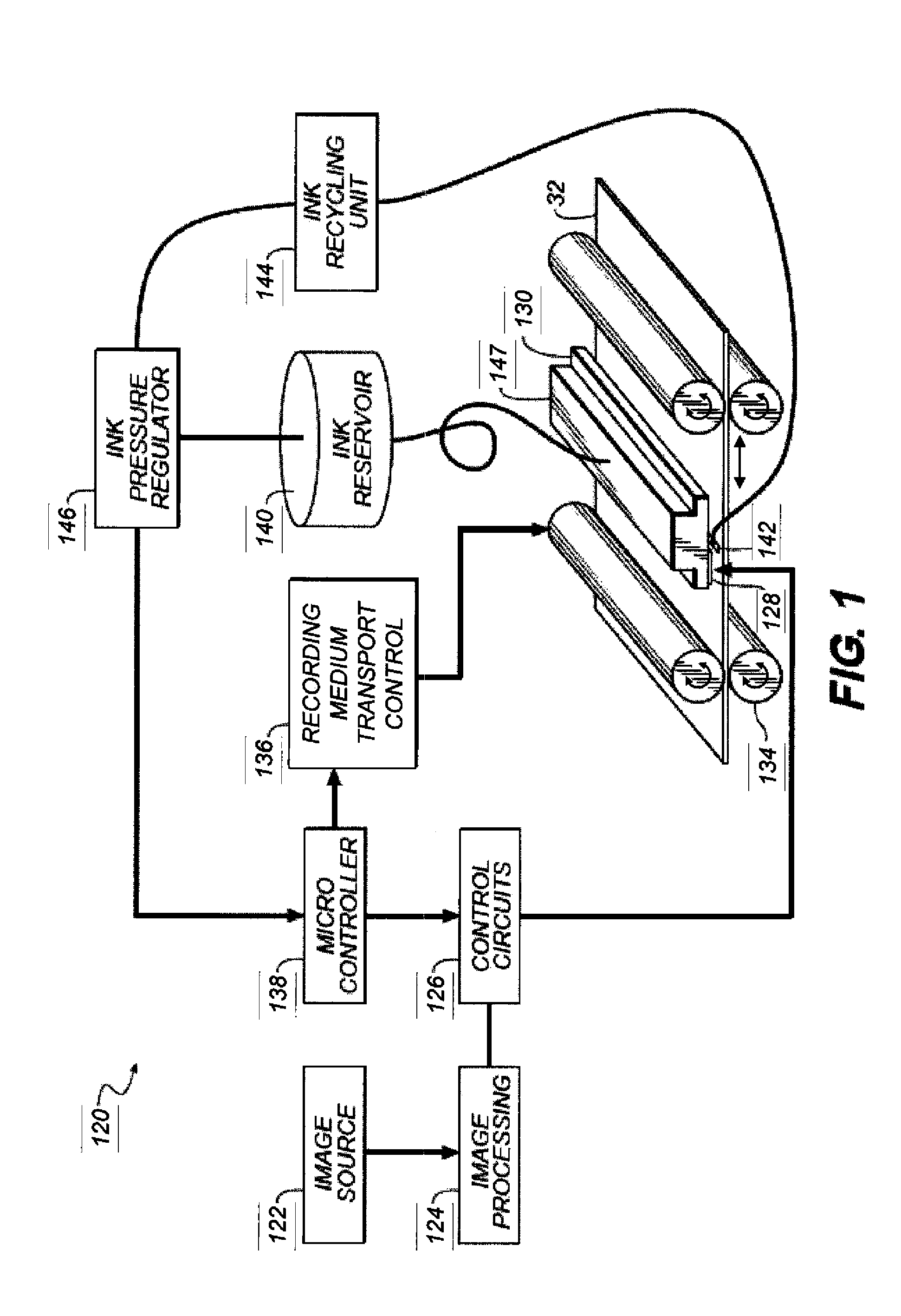 Large-particle inkjet discharged-area development printing