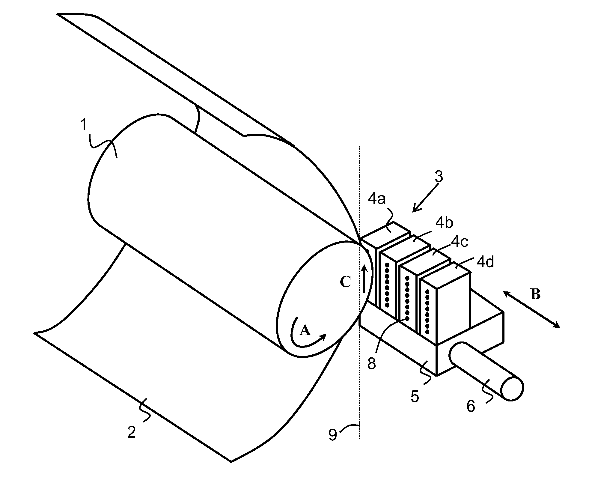 Driver circuit for driving a print head of an inkjet printer