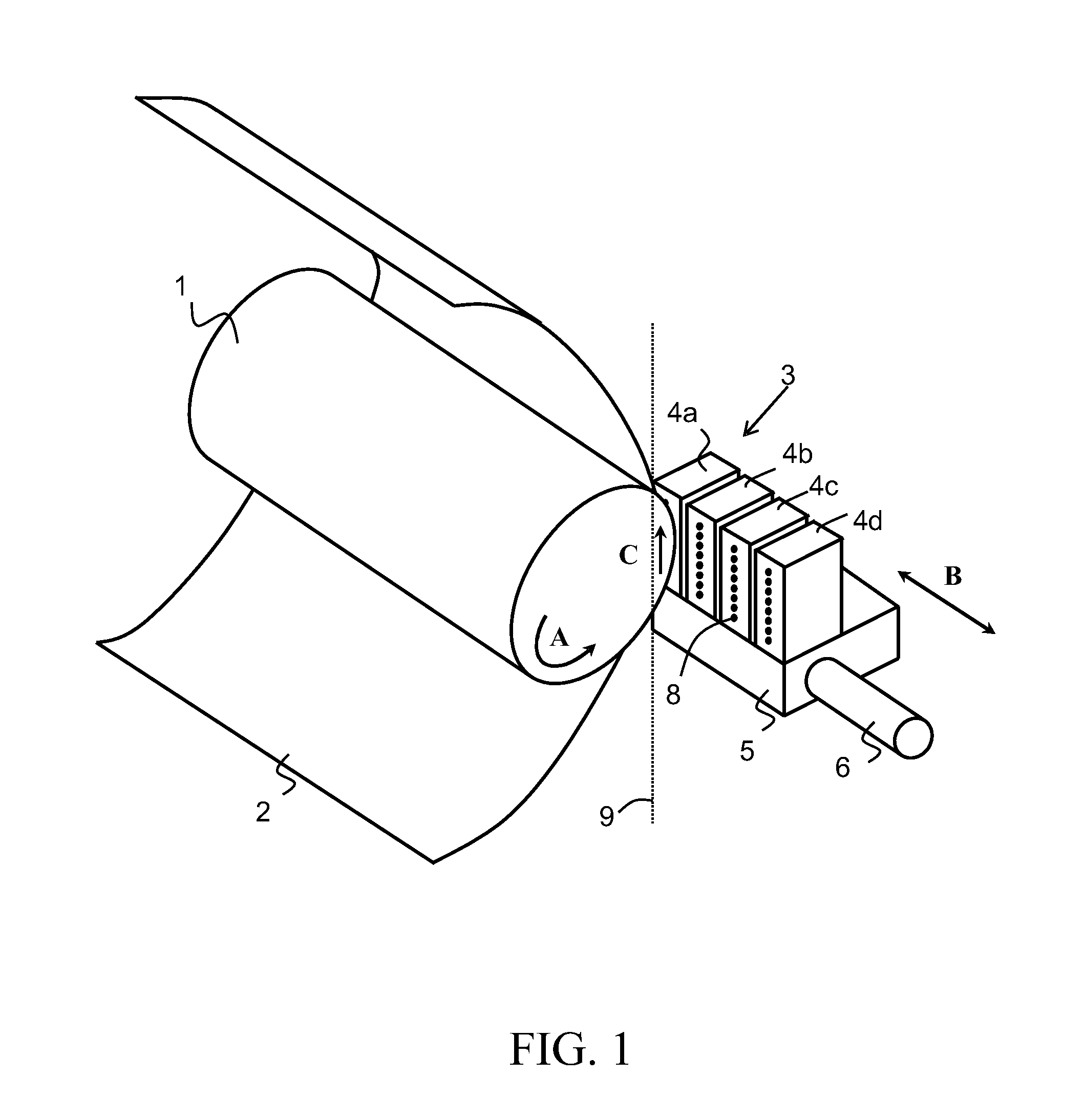 Driver circuit for driving a print head of an inkjet printer