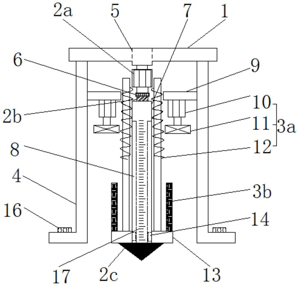 Soil sampling device for soil quality identification