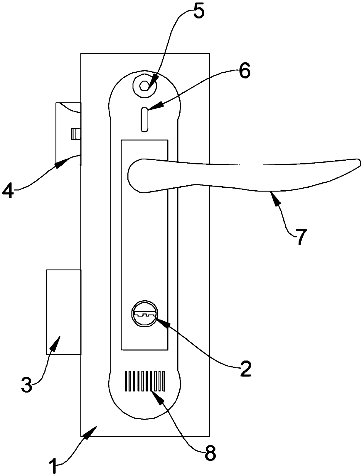 Novel Internet-of-Things sensing door lock