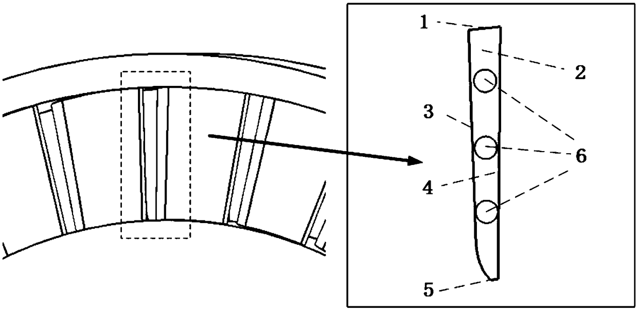 Pre-punching, draining and chip discharging method for electrical discharge machining of enclosed integral blade disc