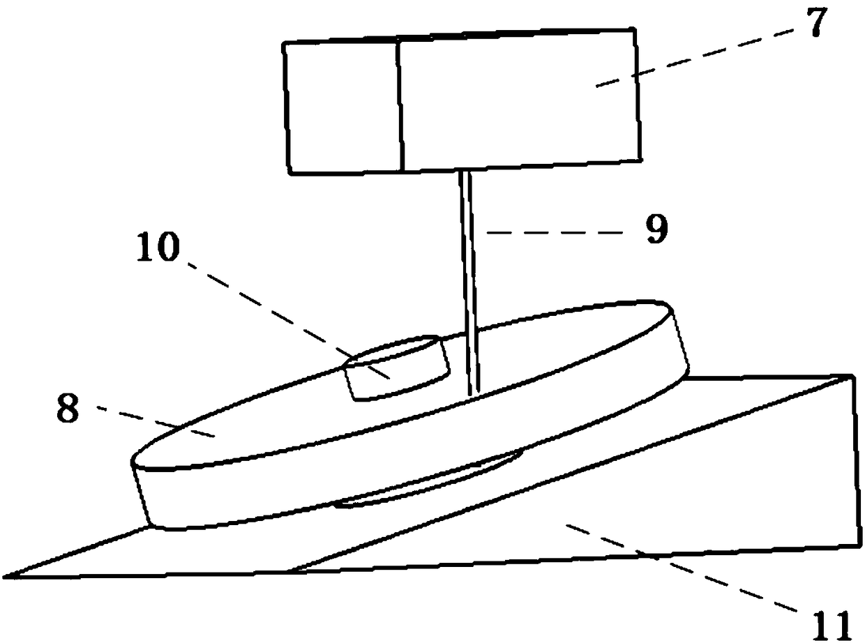 Pre-punching, draining and chip discharging method for electrical discharge machining of enclosed integral blade disc