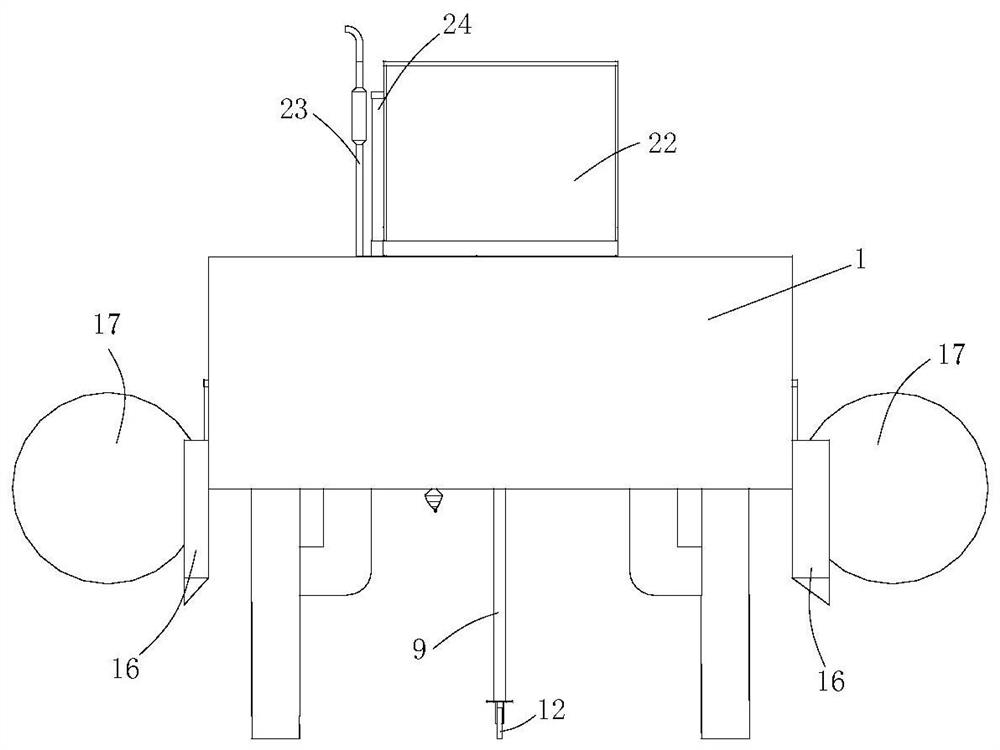 An integrated water and land adaptive surveying and mapping device for the intertidal zone