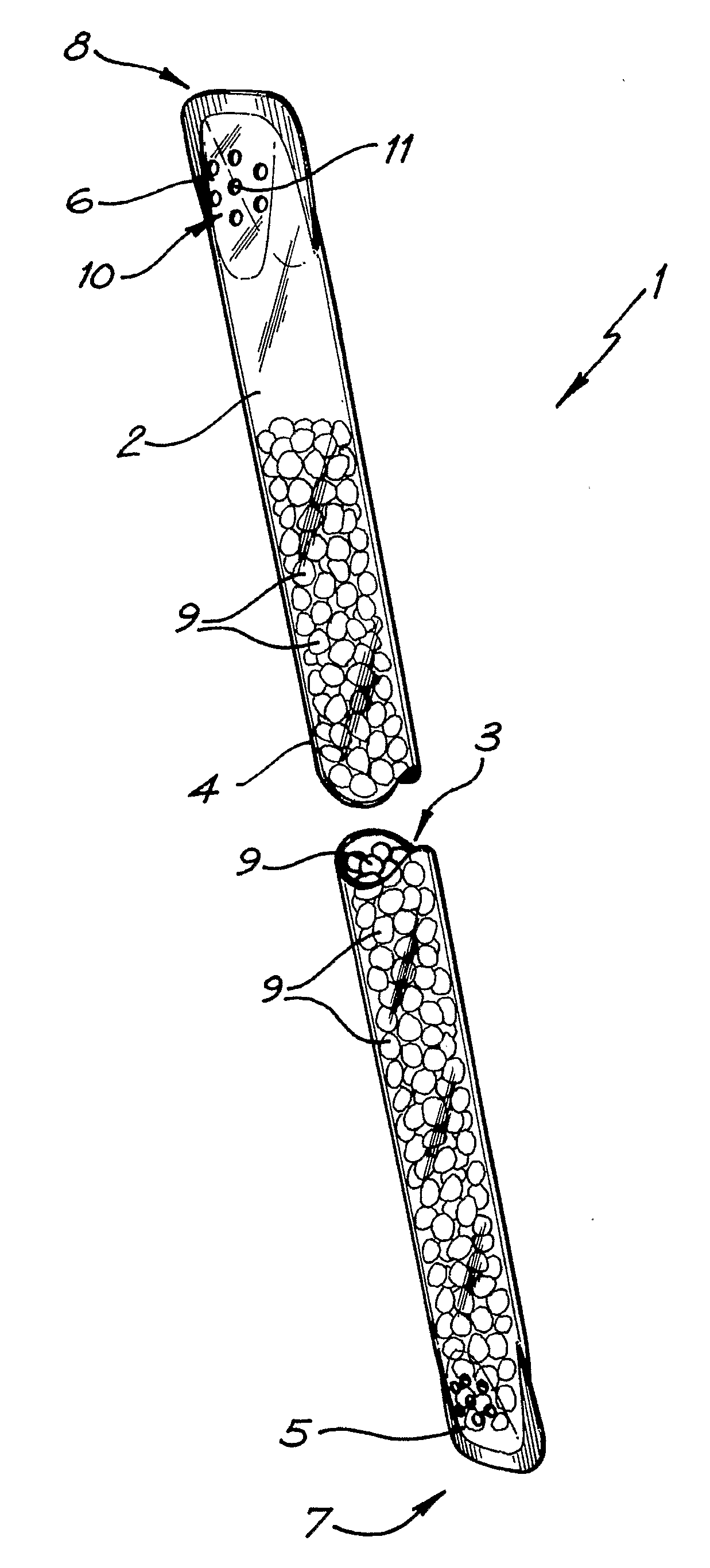 Drinking straw with integral filters