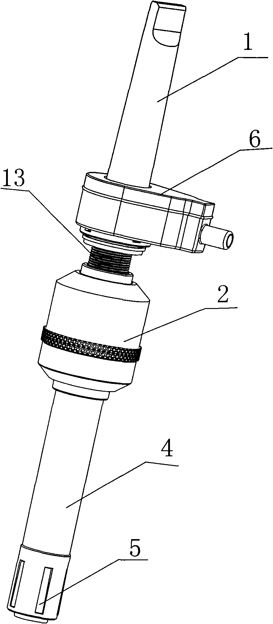 Self-suction internally-cooled cutter