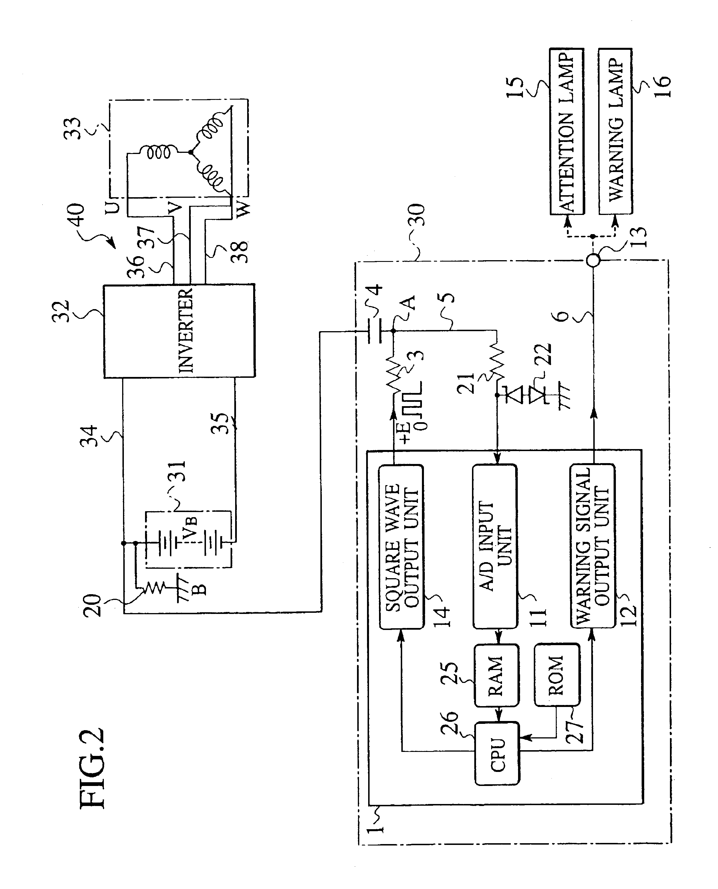 Ground detection apparatus for electric vehicle