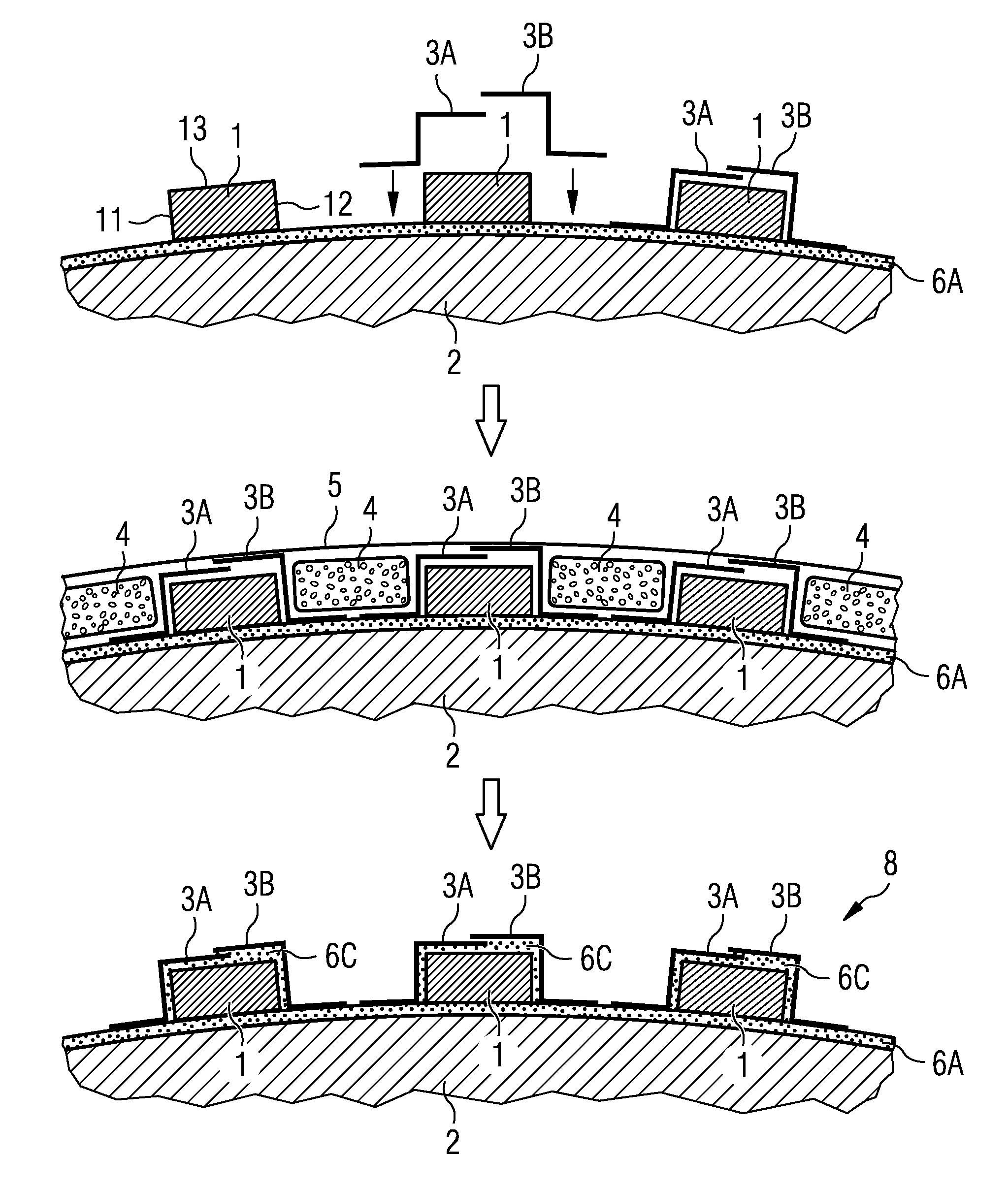 Method of attaching a magnet to a rotor or a stator of an electrical machine