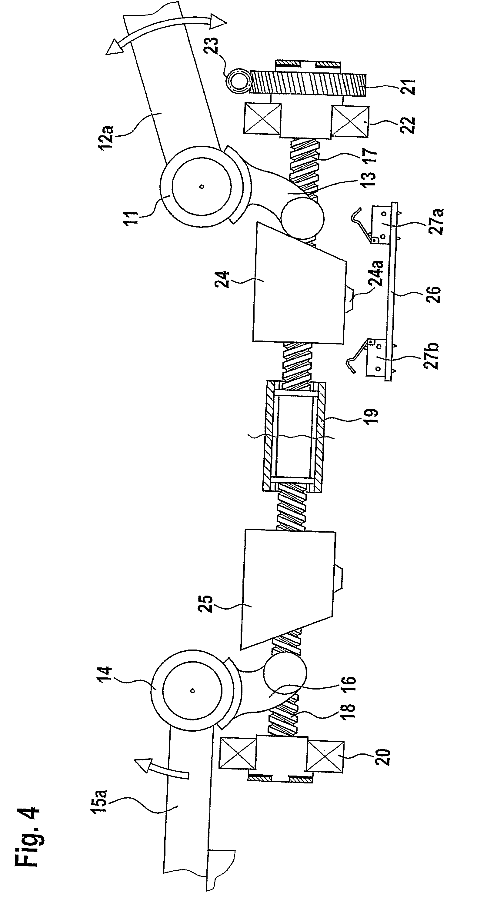 Linear actuator for beds, slatted beds or chairs