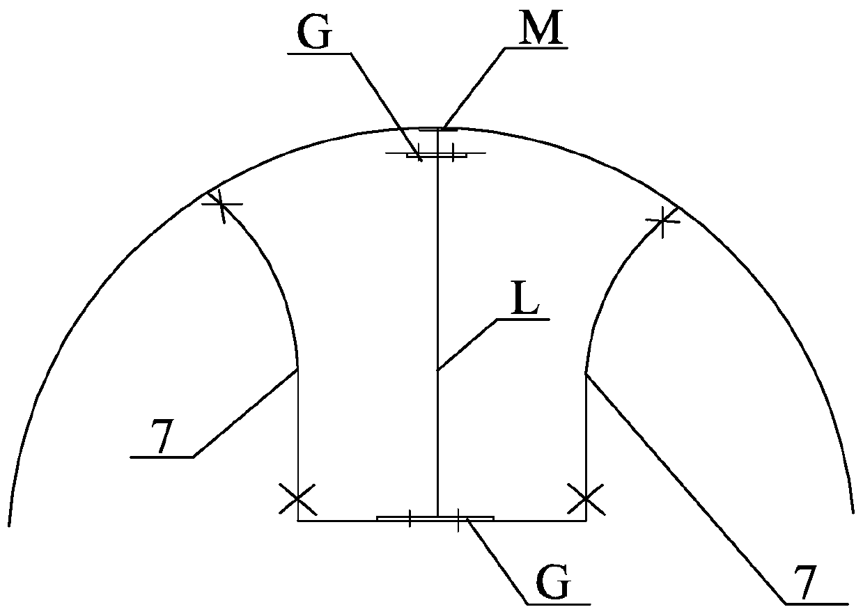 A construction method for underground excavation of the main structure of a super-large-section subway tunnel