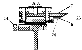 Detection device for material picking of mechanical arm