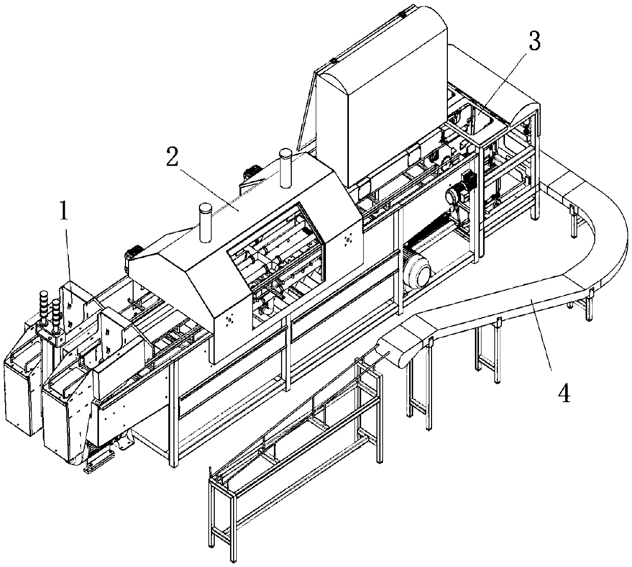 Automatic egg tray cleaning machine and double-line automatic egg tray cleaning machine