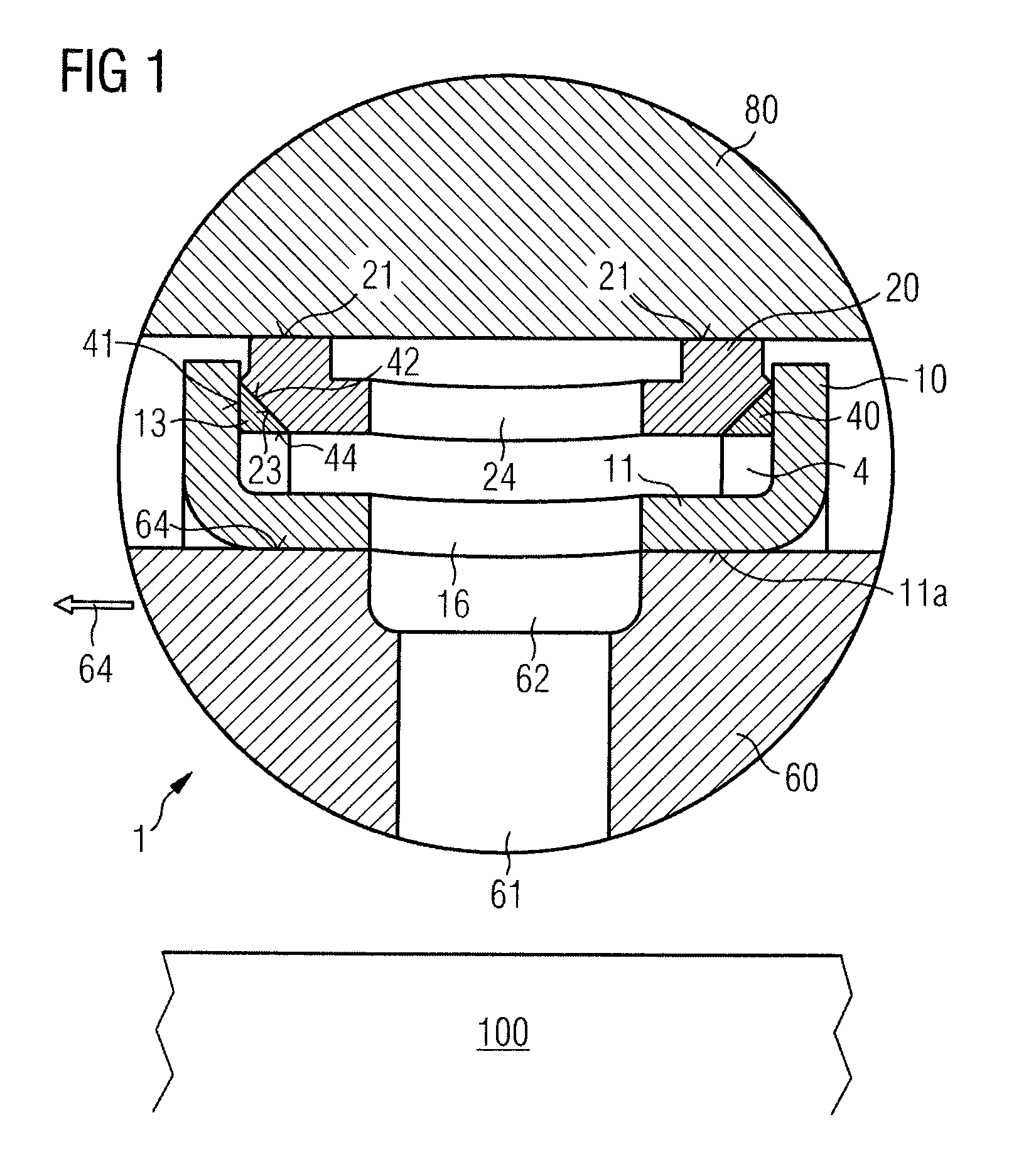 Rotary oil feedthrough