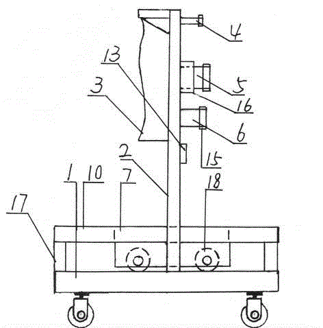 Rack type walking vehicle for hemiplegia patients