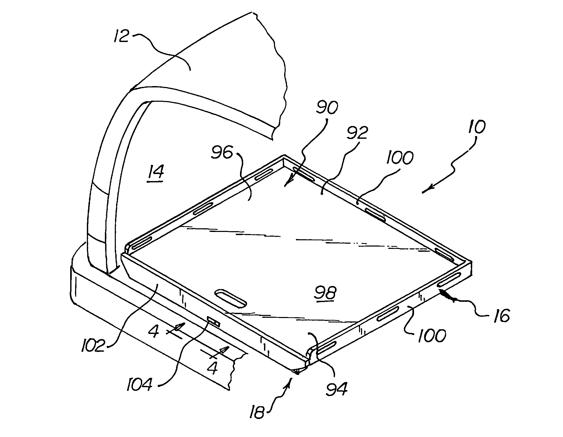 Slidable cargo bay system