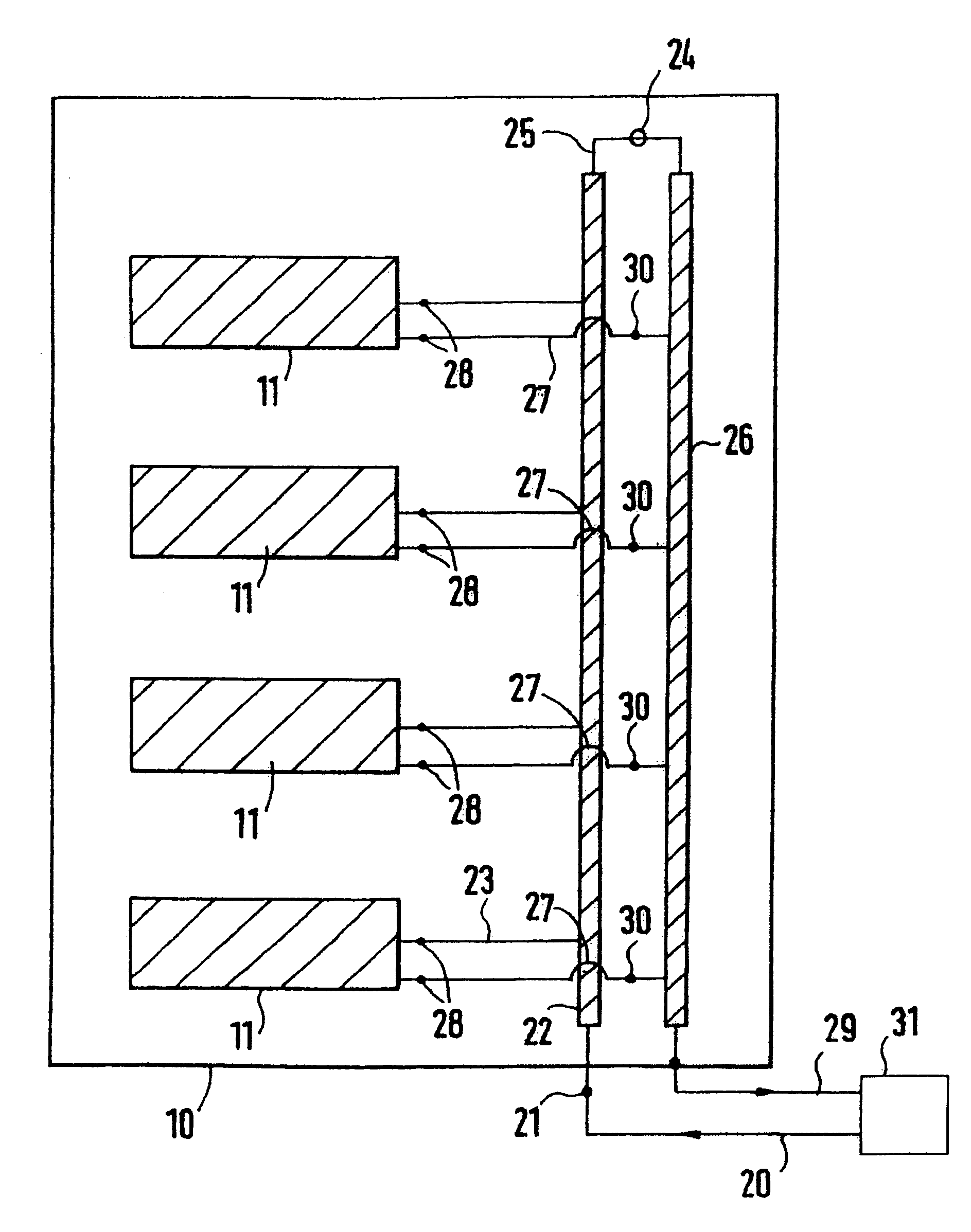 Cooling array