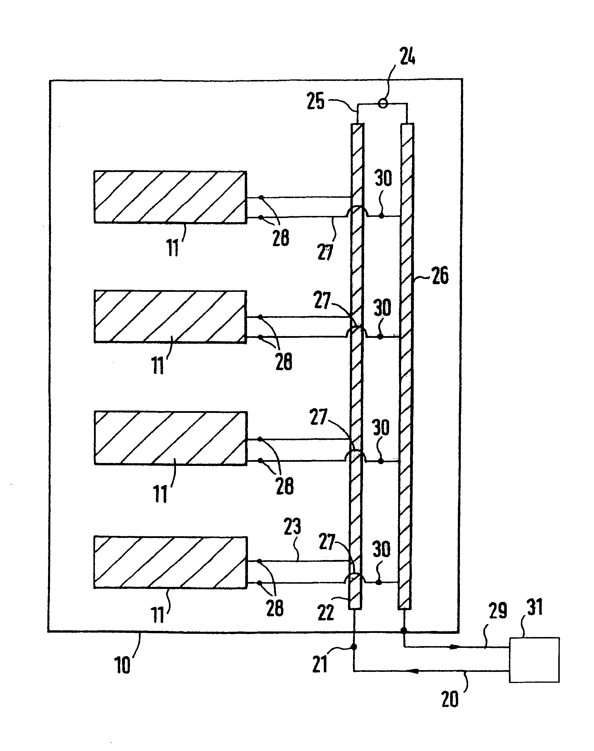 Cooling array