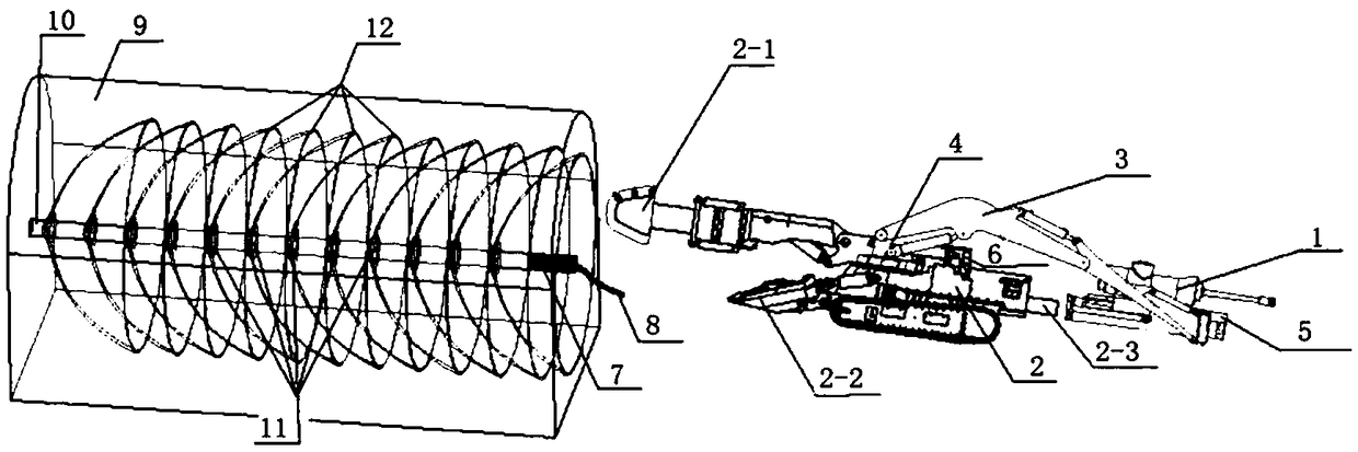 Tunneling method capable of weakening hard rock strength