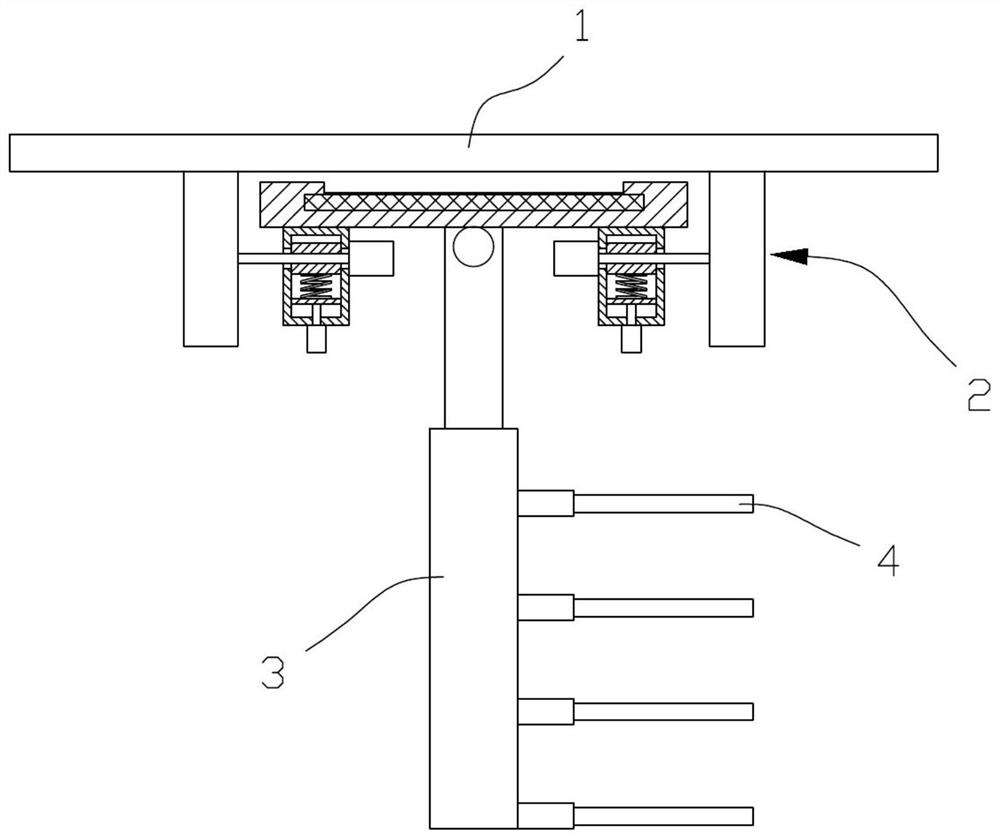 Transportation device for loading and unloading high-rise goods shelf