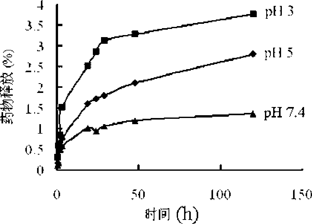 PH sensitivity type anticancer prodrug as well as preparation method and application thereof