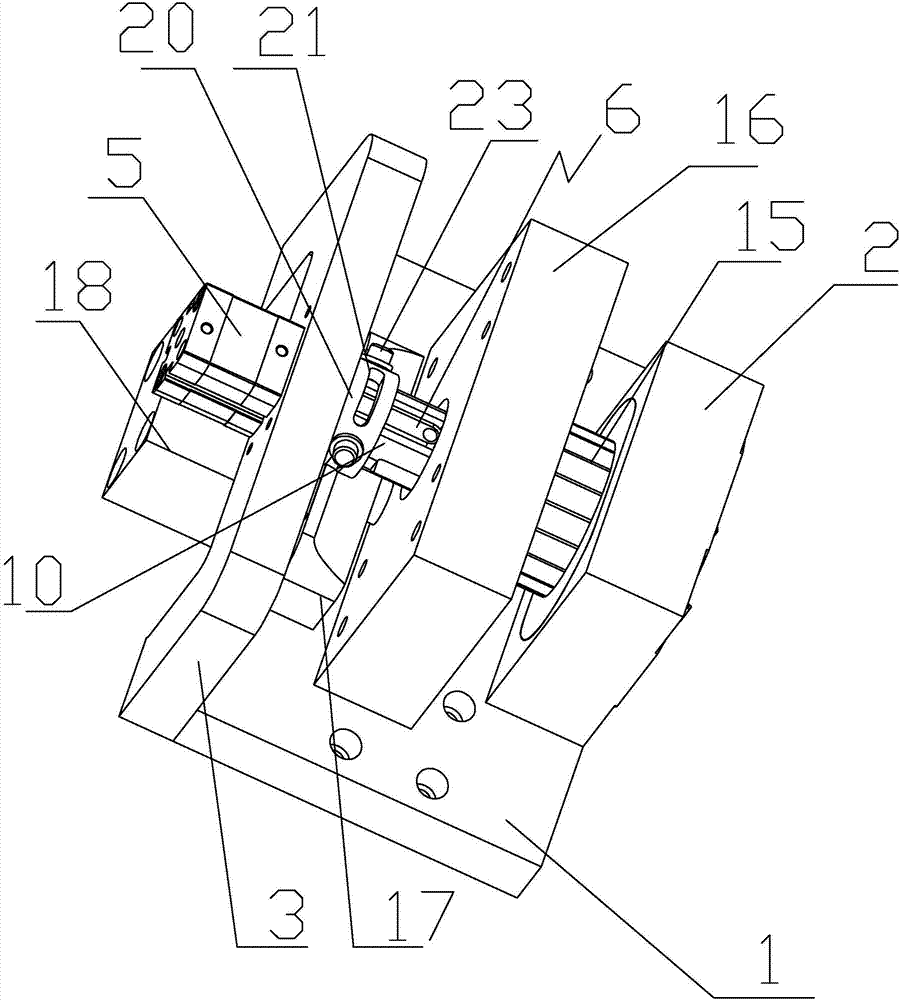 Clamp used for blowing mold